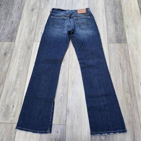 Lucky Brand dark blue Easy Rider dark blue size 0 classic bootcut, mid rise - Picture 3 of 14